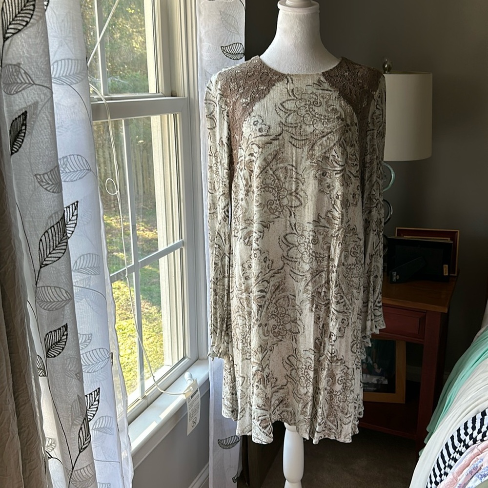 NWT Dress with feminine touches